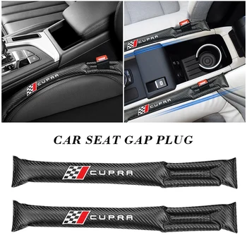

2PCS Car Seat Cushion Leakproof Gap Seam Grevice Protective Sleeve Cover For Leon Cupra ALTEA IBIZA TOLEDO Palio 500 595