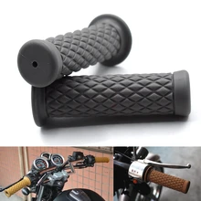 Универсальный 7/" 22 мм Ретро резиновая ручка мотоцикла 8 цветов доступны для HONDA CBR125R CBR150R PCX125 PCX150 VTX1300 VTR1000F