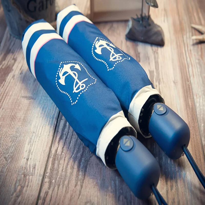 Folding Umbrellas Automatic Umbrella Inside And Outside Sun Rain Women Strong Windproof Women Anti-UV Umbrella
