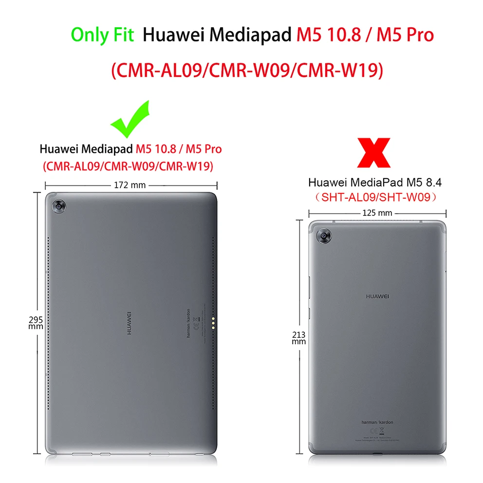 PU кожаный чехол для huawei Mediapad M5 10 Pro Tablet Stand TPU Защитный чехол для huawei M5 10,8 Чехол+ пленка+ ручка
