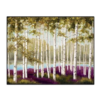 

Hand Painted landscape Oil Painting scenery painting on canvas trees home decor living room modern impressionistic oil painting