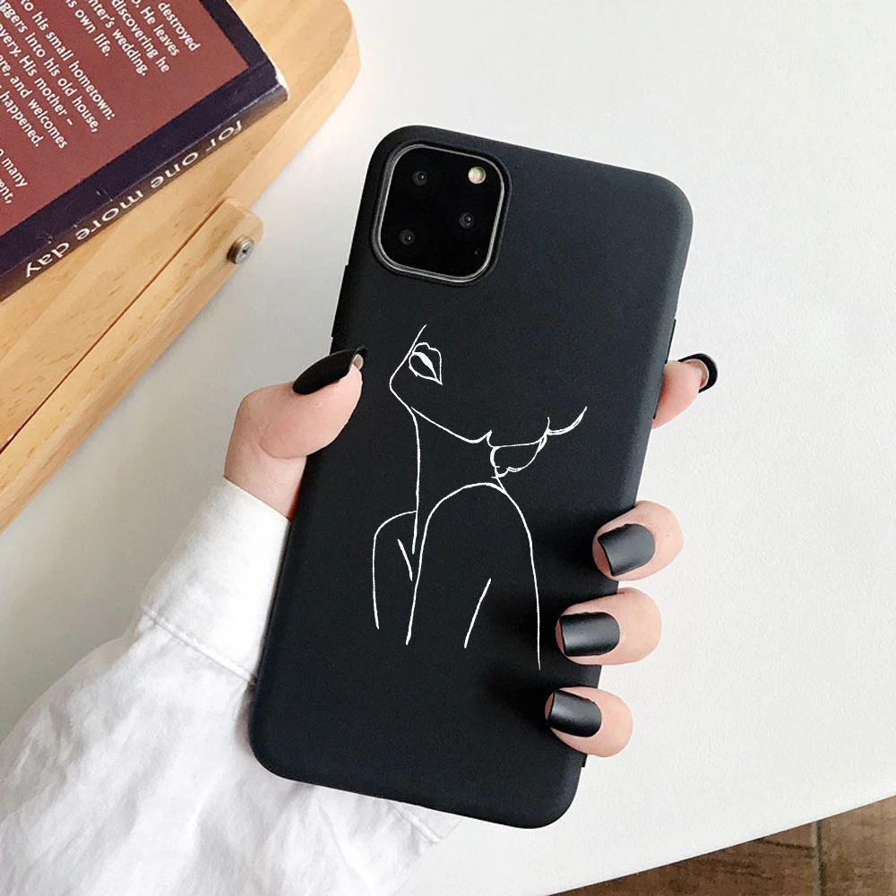 Soft Matte Mona Lisa Art David lines Painted Pattern Phone Case Coque Fundas For iPhone 11 Pro 7Plus 6S 5 8 8Plus X XS Max Cases Soft Matte Mona Lisa Art David lines Painted Pattern Phone Case Coque Fundas For iPhone 11 Pro 7Plus 6S 5 8 8Plus X XS Max Cases
