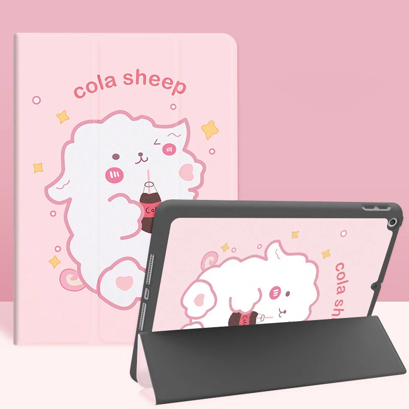 

For iPad Air pencil case cover, iPad mini 5/4, iPad Air 3 / Air 2,2019 iPad 10.2 silicone automatic sleep smart protection case