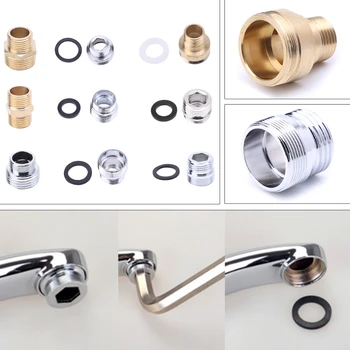 

Solid Metal Adaptor Outside Thread Water Saving Kitchen Faucet Tap Aerator Connector