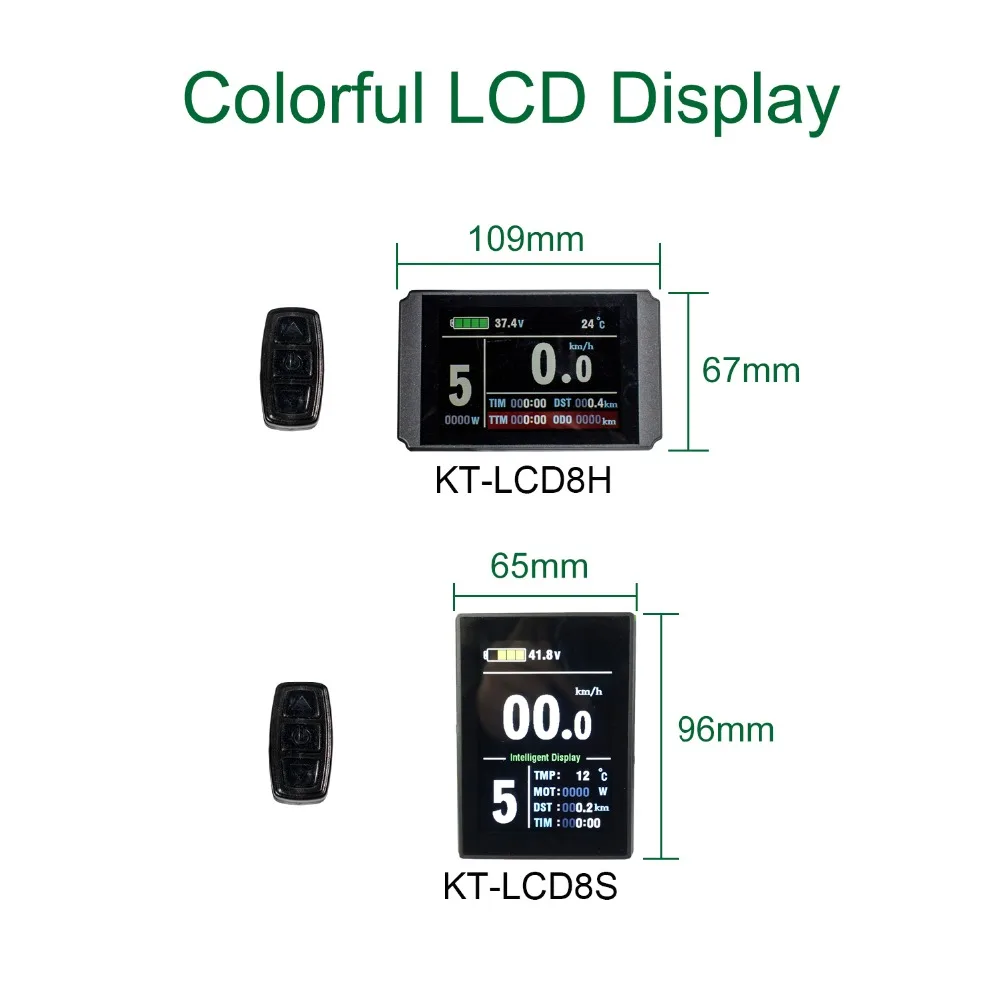 Flash Deal KT Ebike LCD Display 36V 48V 72V Electric Bicycle Computer Ebike LCD LED Controller Panel LCD5 LCD3 LCD7 LCD8 LED880 LED900S 8