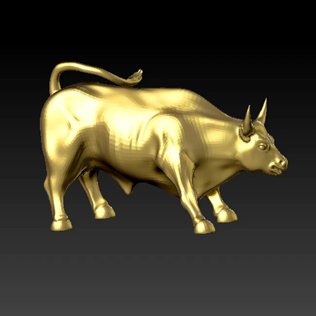 New Bull 3D модель для ЧПУ резной фигуры скульптурный станок в формате STL|Фрезы по