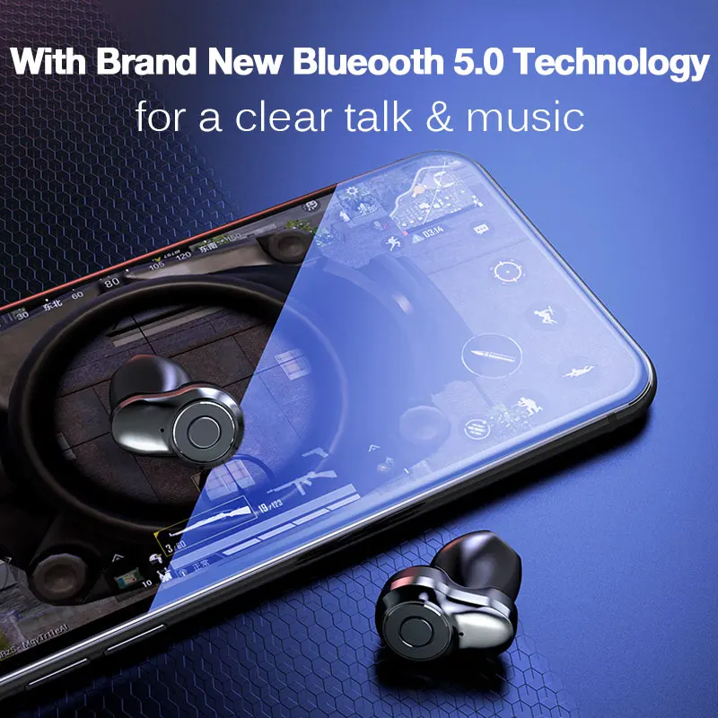 Сенсорные bluetooth-наушники, беспроводные наушники TWS Bass, наушники для мобильного телефона mi airdots Red mi Note 8 U mi digi A5 Pro