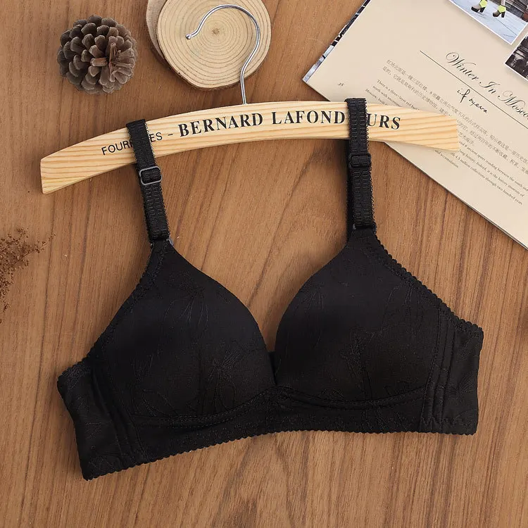 Yue li lai 329 Non-Steel Ring Boneless Students GIRL'S Light Color Thin Small Bust Development Period Bra School Uniform Underwe