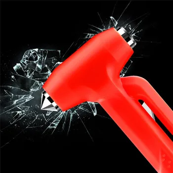 

Car Accessories Car Safety Escape Glass Window Breaker Emergency Hammer Seat Belt Cutter Tool Mini Hammer