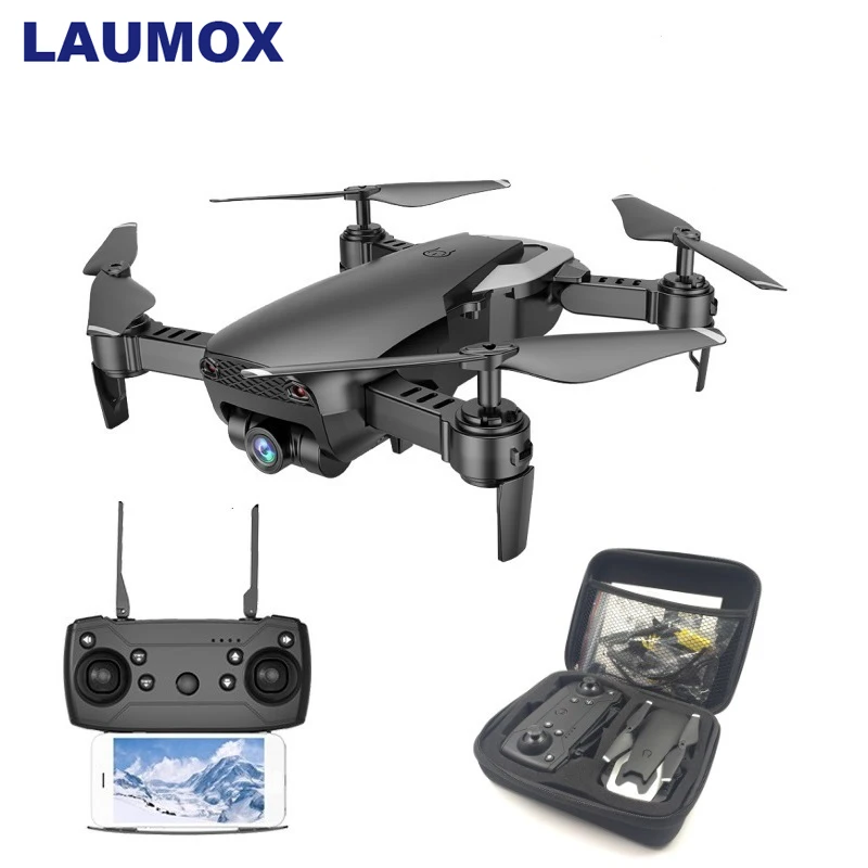 LAUMOX M69 Радиоуправляемый Дрон с 4K широкоугольной HD камерой Дрон WiFi FPV складной Квадрокоптер вертолет Дрон один ключ возврат VS E58 XS812