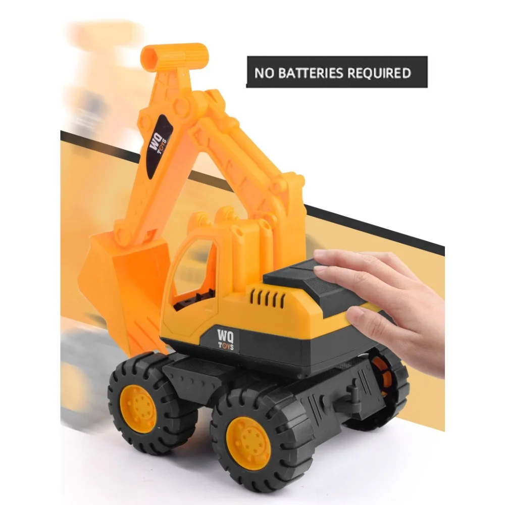 Simulation Engineering Car Model Diecast Construction Bulldozer Excavator Construction Vehicle Model Toy Car Kid Children Boy