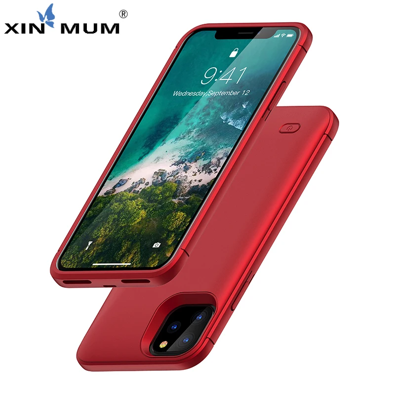 XIN MUM 6200 мАч Зарядка батарея Крышка для iPhone 11 зарядное устройство Банк питания