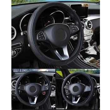 

Comfortable Steering Wheel Cover Non-slip Interior Replacement Leather
