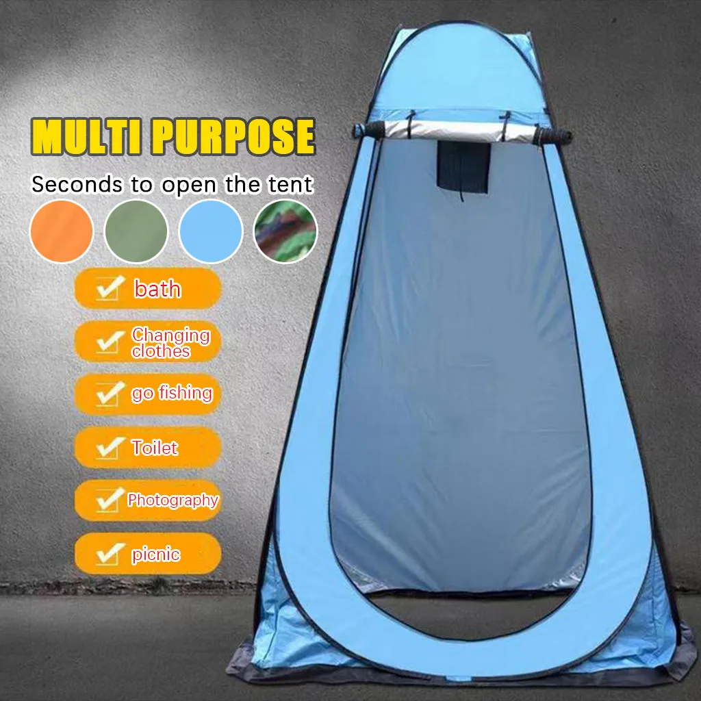 Colorful Portable Tent Fully Automatic Outdoor Dressing Quick-open Shower Swimming Changing Traveling Convenient Tents | Спорт и