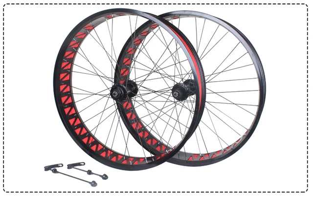 Cuscinetto 26*4.0 ruote per bici grasse vuote 36H 135/190mm 100mm larghezza  MTB set di ruote per bici da neve e da spiaggia per bici elictrica  26x4.0|Bicycle Wheel| - AliExpress