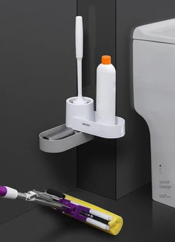 

1pcs Silicone Toilet Brush Cherry Toilet Brush Holder Cleaning Brush Kit Toilet Brush Silicone Set Soft Bristle Bathroom Brush