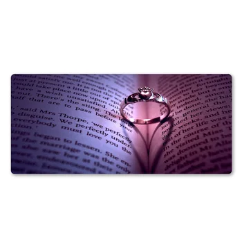 

The Shining Ring Mouse Pad High Quality PC Game Mouse Pad Computer Keyboard Rubber Pad To Girlfriend Game Mouse Pad Gifts