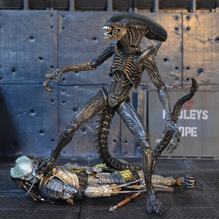 NECA специальная форма войны серии ПВХ пластиковый материал железный солдат крови AVP контракт специальной формы модель может обрабатывать