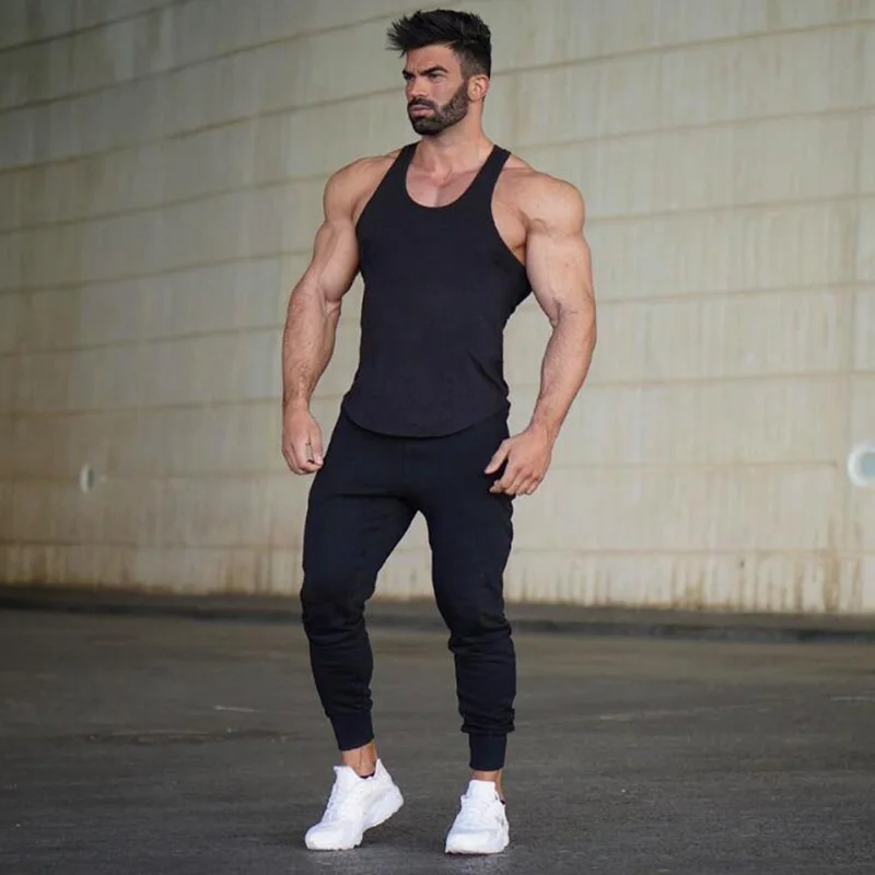 Новые осенние штаны для бега мужские спортивные брюки хлопковые карандаш