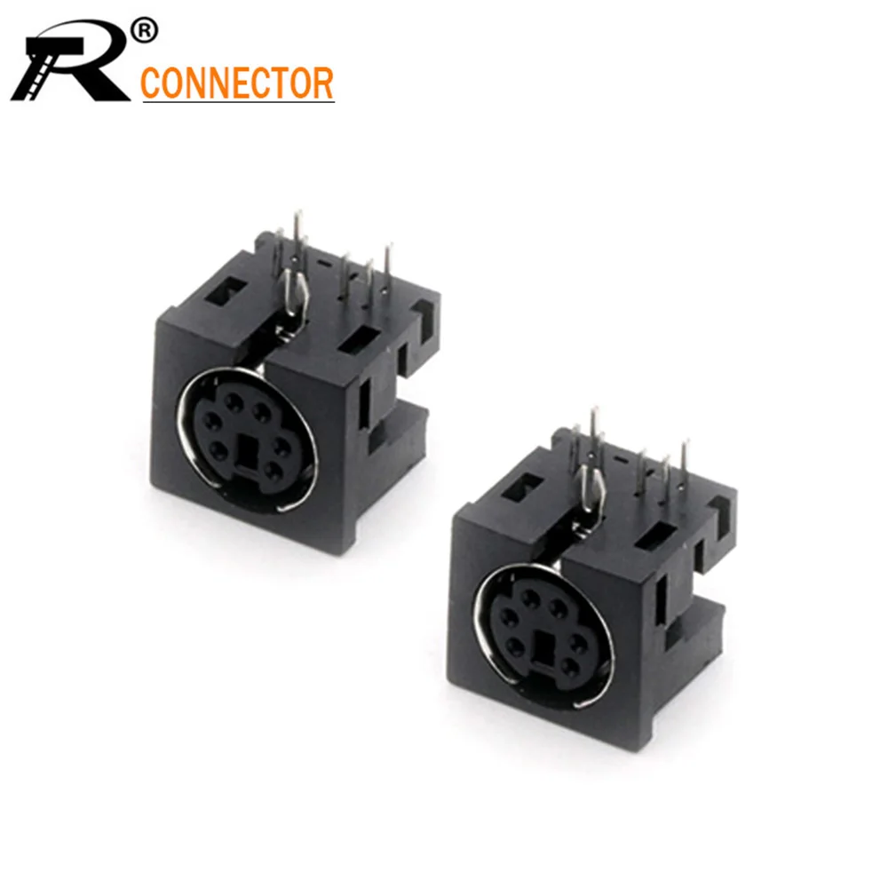 20 шт. DIN гнездовой разъем 6pin Jack PCB панель крепление пайки MIDI Инструмент Micro Power