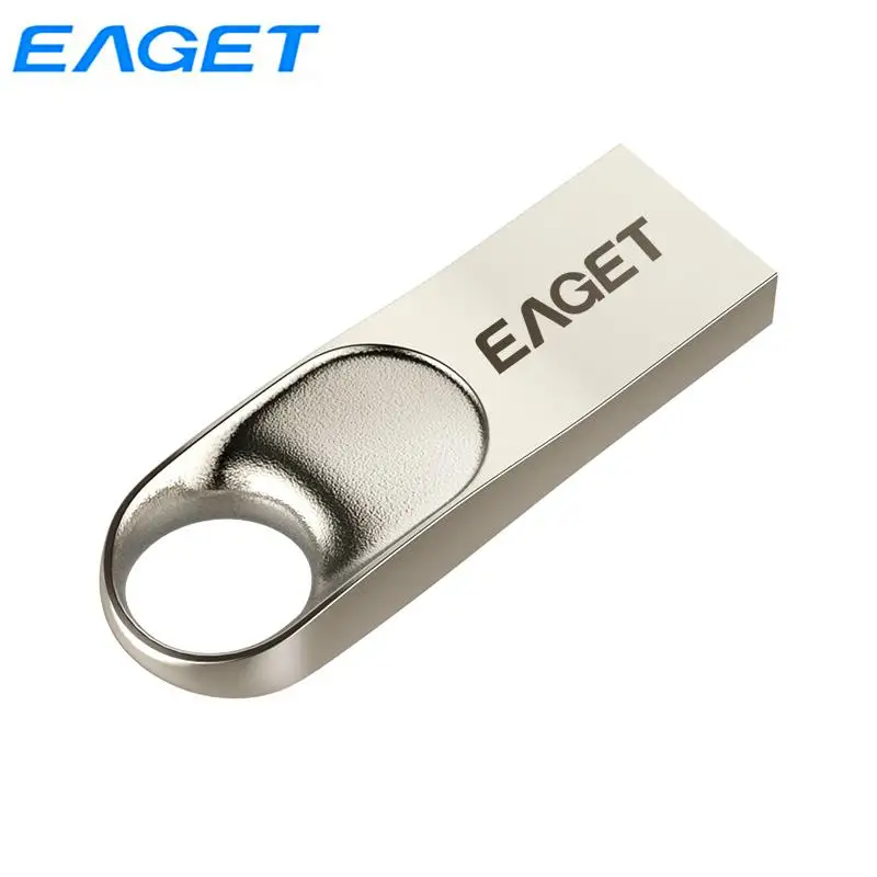 

Eaget 3.0 USB Flash Drive 128GB Capless Pendrive 64GB Memoria USB Memory Stick 32GB Flash Drive With Key Ring For Computer U20