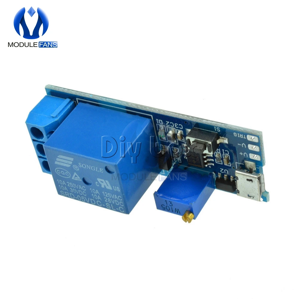 Модуль управления микро usb 5 В 30 с регулируемой задержкой триггер|timer module|power