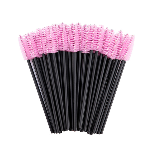 Disposable Crystal Eyelash Brush Comb Eyelashes Extension Brush For Eyelash Extension Mascara Wands Makeup Tools