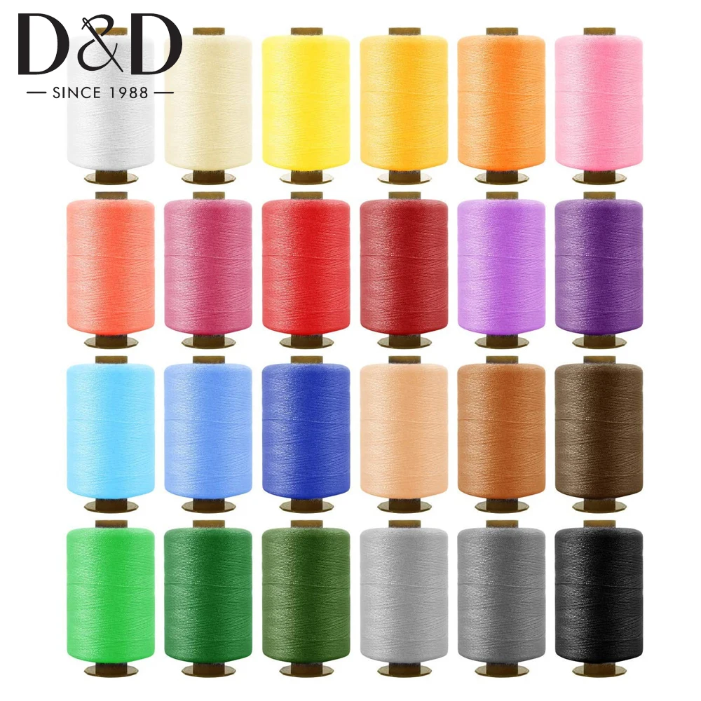 Polyester Sewing Thread 24 Pcs 1000 Yards Each Spools With 30 Pcs Sewing  Needles (pattern 1) Sewing Threads Sewing Accessories - Thread - AliExpress