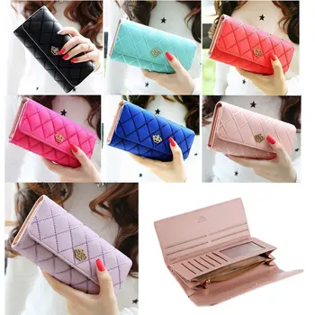 

Fashion Women Clutch Wallet Long Card Holder Phone Bag Case Purse lady Handbags