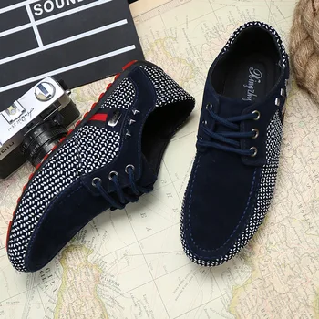 

Luxury Men Flats Moccasins Shoes Male Formal Oxfords Shoes Lace Up Casual Dress Shoes Breathable Loafers Black Zapatos Hombre