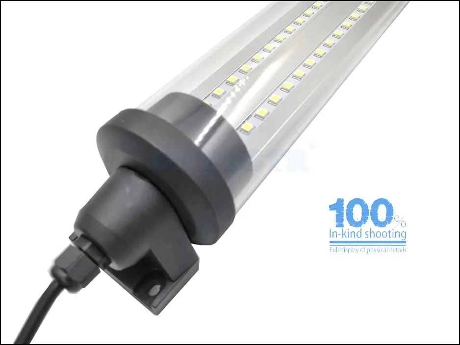 HNTD LED Milling CNC Machine Tool Light Explosion-proof Waterproof Oil-proof Workshop Working Long lathe lamp DC24V AC220V TD40 9