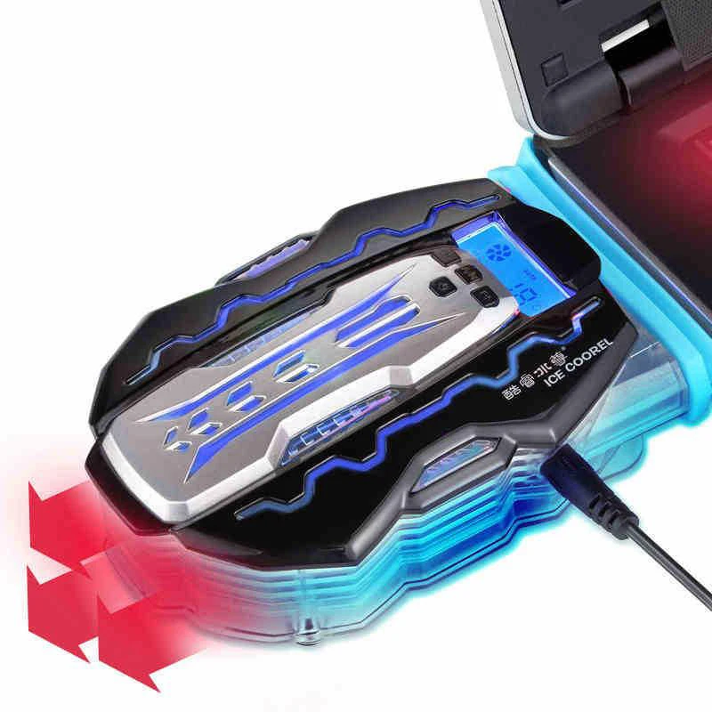 Охлаждающий вентилятор для ноутбука для игрового ноутбука, usb-вентилятор для извлечения воздуха, охлаждающий вентилятор для геймера, скорость ноутбука, регулируемый внешний с воздушным охлаждением