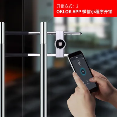 U-lock smart Bluetooth APP управление стеклянной дверной замок Противоугонный замок без ключа цифровой дверной замок отпечаток пальца Замок
