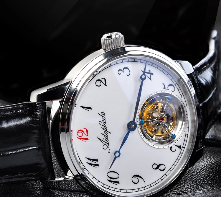 Мужские механические часы с коаксиальным турбийоном, Топ бренд, роскошные оригинальные настоящие ST8230, Мужские t часы, мужские часы из крокодиловой кожи