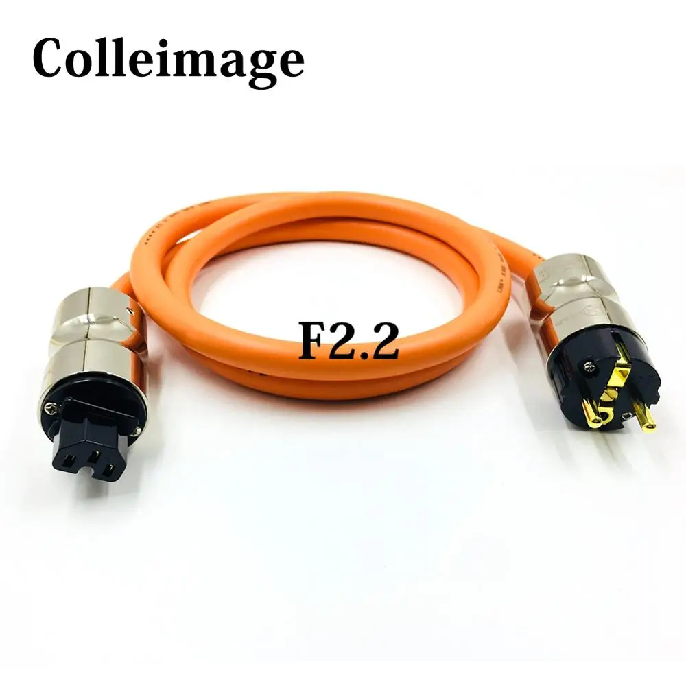 

Colleimage LINN K800 5N OFC Pure Copper European standard Power Connector EU Schuko Power Cord HIFI