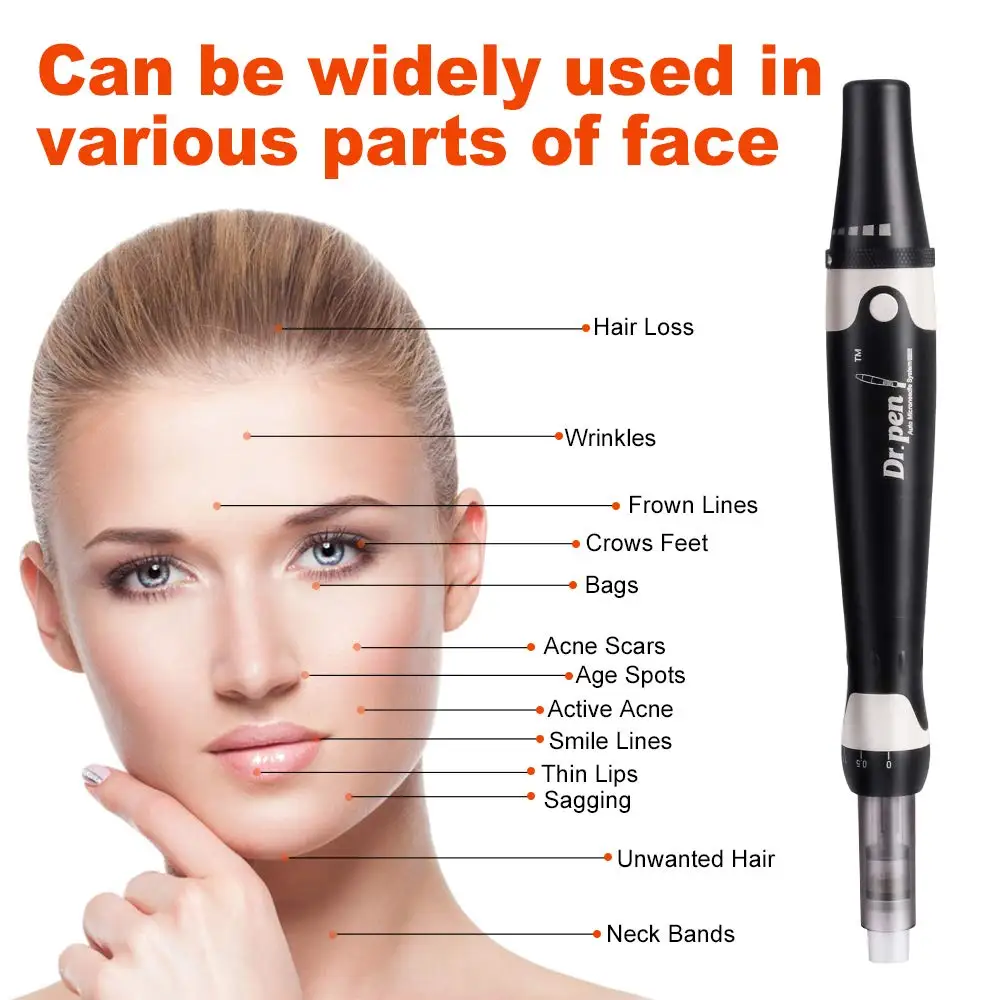 Ручка для ухода за глазами Ultima Dr. Pen A7 Derma массажер автоматические игольные
