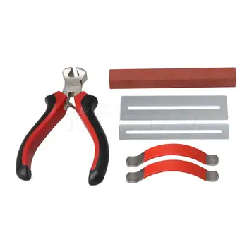 

Yibuy Multicolor Metal Plastic Guitar String Cutter Tool Set Kit