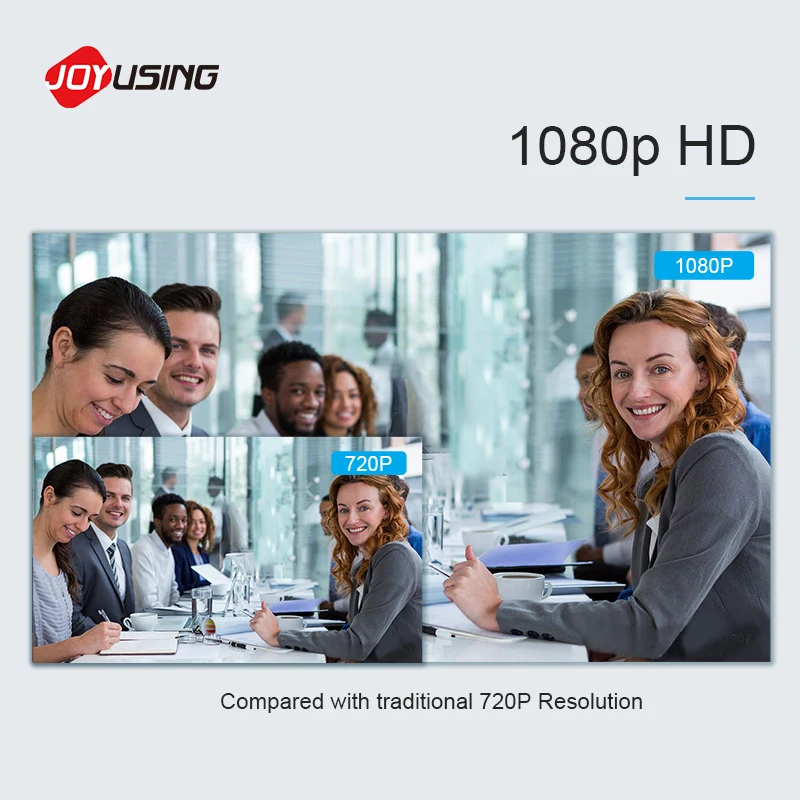 Веб камера JOYUSING 1080P HD для конференций с микрофоном и динамиком небольших