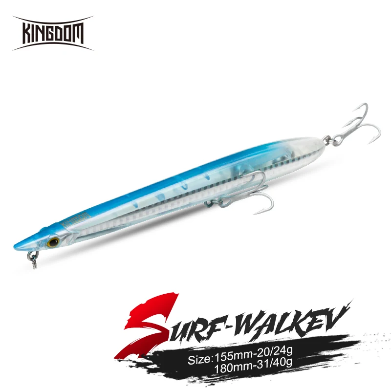 Kingdom Spousekingdom Surf-walker Pencil Lures 155mm/180mm - Versatile Fishing  Baits