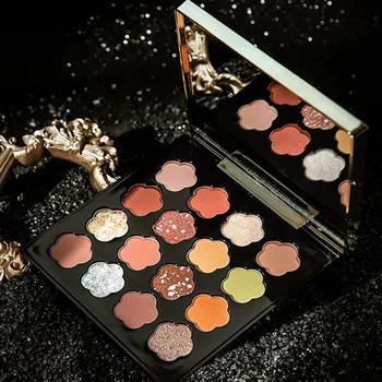 

Greek 16-color eyeshadow pearlescent matte color rendering delicate and not easy to fly powder makeup eyeshadow palette