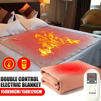 

220V Automatic Electric Blanket Heating Thermostat Throw Double People Body Warmer Bed Mattress Electric Heated Carpets Mat
