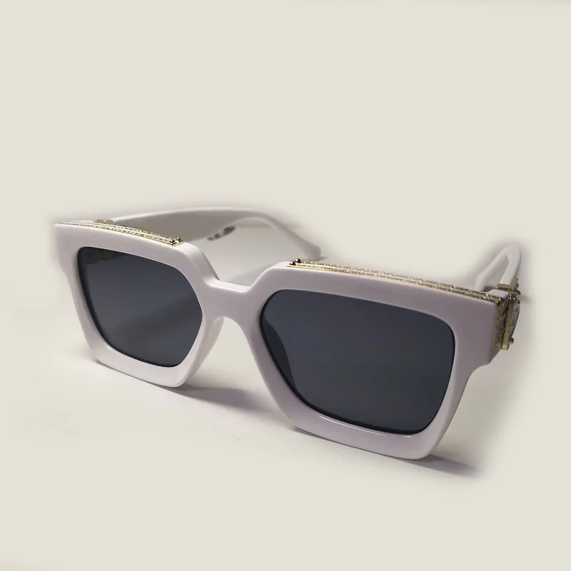 Pawes Новые Летние Стильные Позолоченные верхние очки Ретро Мужские Солнцезащитные очки женские UV400 Солнцезащитные очки - Цвет линз: 96WHITE