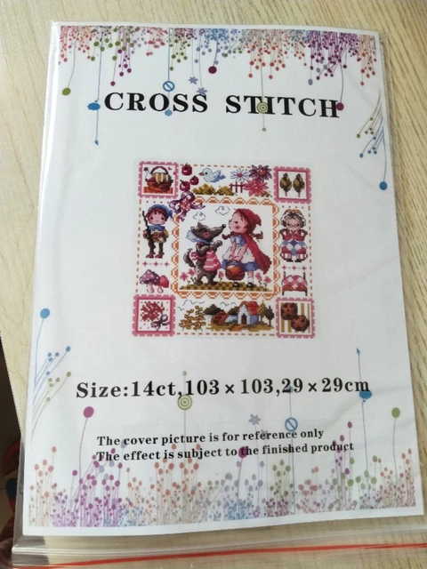 ZZ MM Mouse avatar Counted Cross Stitch Kit Cross stitch RS cotton with cross stitch Christmas Lantern Elf 6