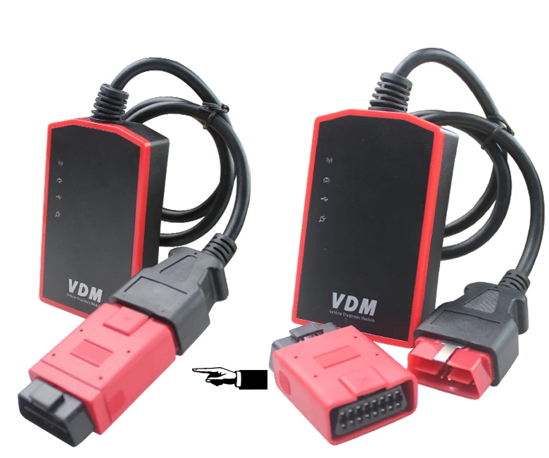 UCANDAS VDM Wifi V3.9 полная система Автомобильный сканер OBD2 VDM2 диагностический инструмент считыватель кода онлайн обновление для большинства автомобилей