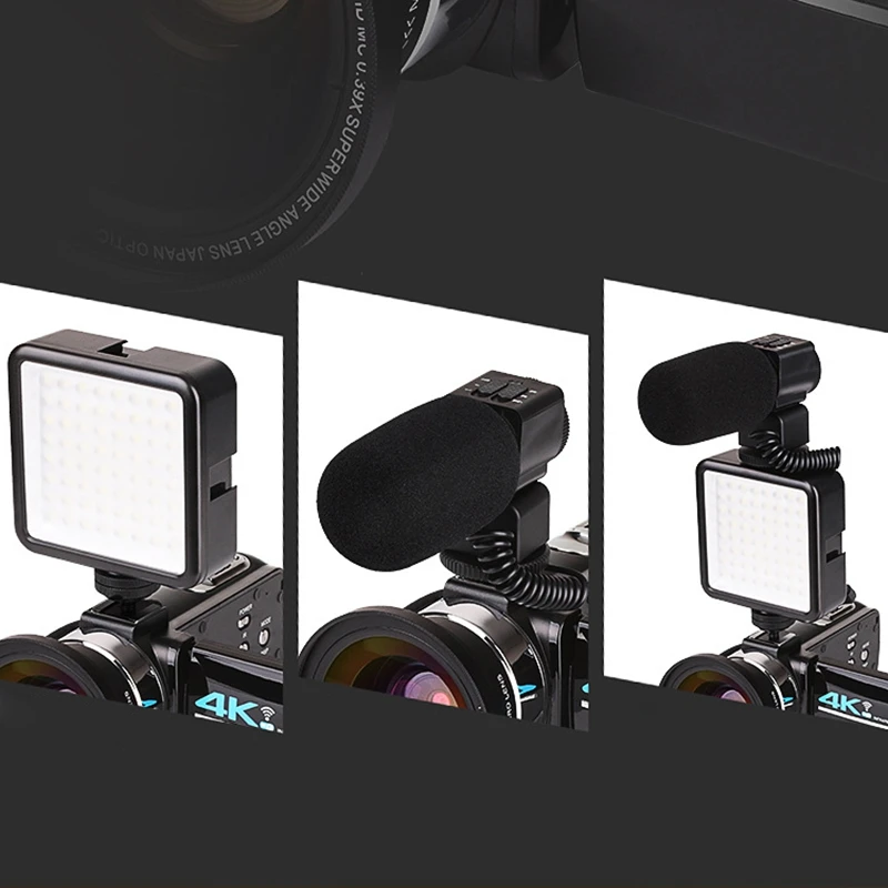 48 Megapixel 4K HD Digital Camera WIFI Wedding DV Live Video Recorder