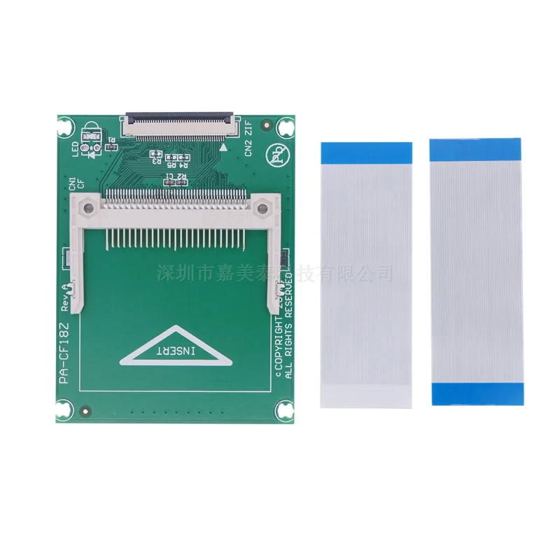 

CF компактная флеш-карта до 1,8 дюймового ZIF/CE адаптера HDD SSD 50pin CF к ZIF CE с кабелем, расширительной преобразователем карты