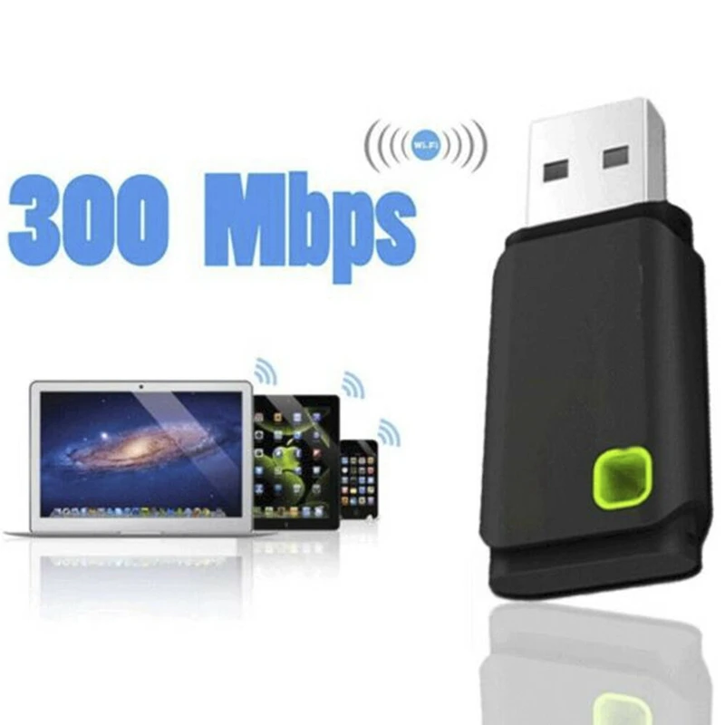 300 Мбит/с мини WiFi точка доступа маршрутизатор беспроводной Lan сетевой карты адаптер для ПК рабочего стола