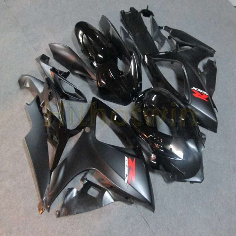 Пользовательский капот мотоцикла для GSX-R600750 2006-2007 K6 ABS пластик обтекатель литья под давлением синий черный - Цвет: T