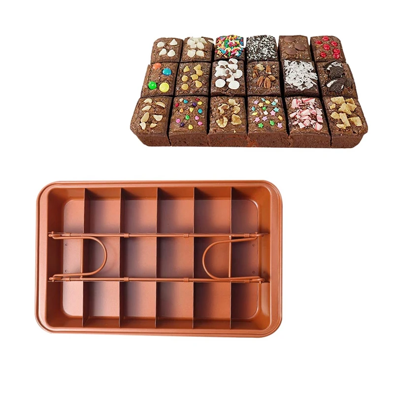 Антипригарная Оловянная кастрюля коричневого цвета с разделителями