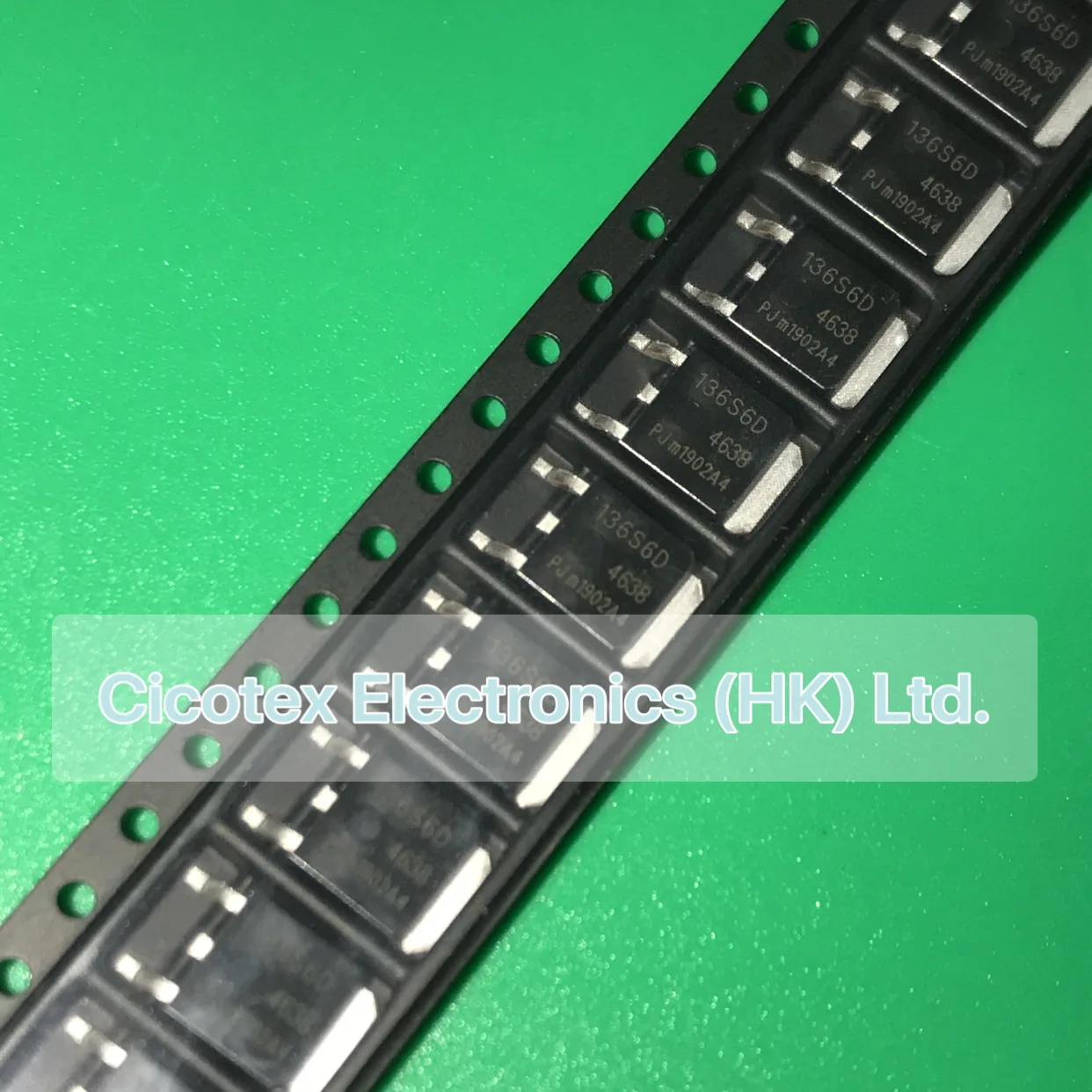 

10pcs/lot BT136S-600D TO-252 136S6D TRIAC SENS GATE 600V 4A DPAK BT136S600D 136S6O